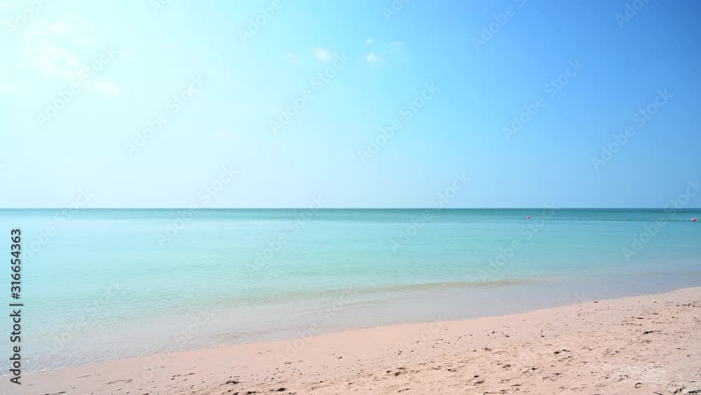 White beach and Blue sea with Koh phuket Best Island in Thailand,4K footage White beach and Blue sea with Koh phuket Best Island in Thailand,4K footage