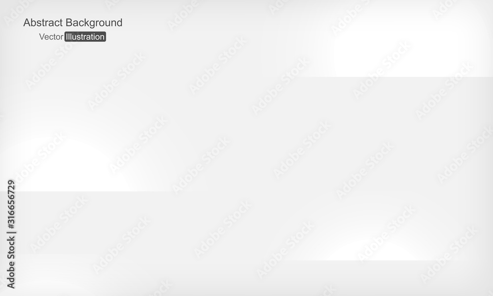 Abstract white and gray gradient background. Modern geometric technology design. Vector illustration.