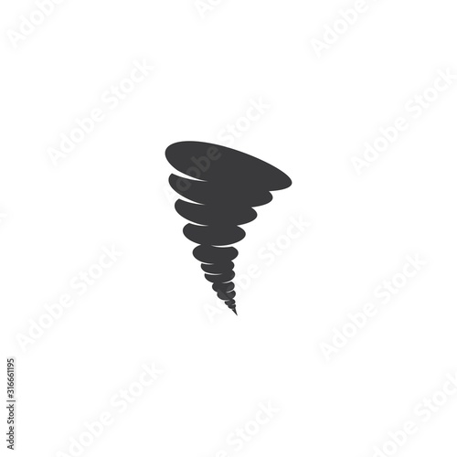 Wind tornado logo vector