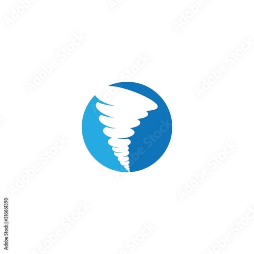 Wind tornado logo vector