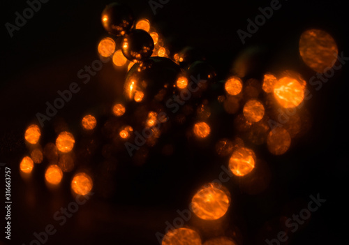 Abstract Bokeh lights effect, unfocused