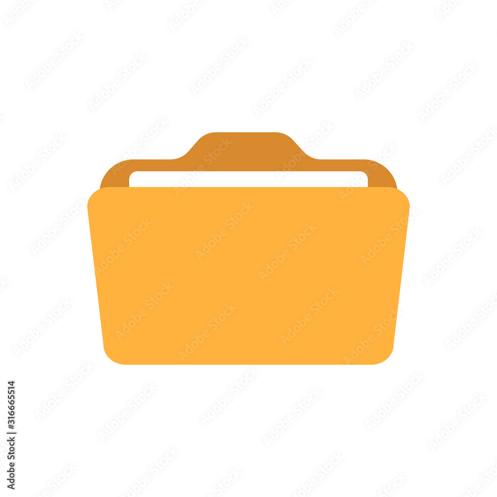 File folder icon design. vector illustration File folder icon design. vector illustration