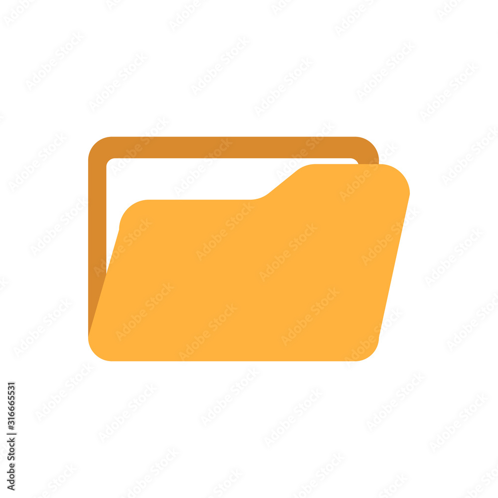 File folder icon design. vector illustration File folder icon design. vector illustration