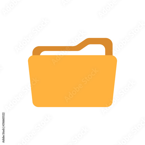 File folder icon design. vector illustration 