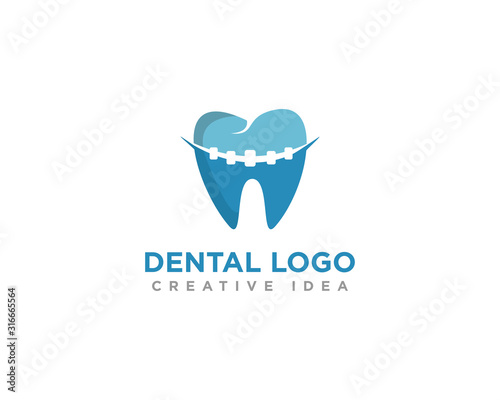 Medical Dental Logo Design Vector