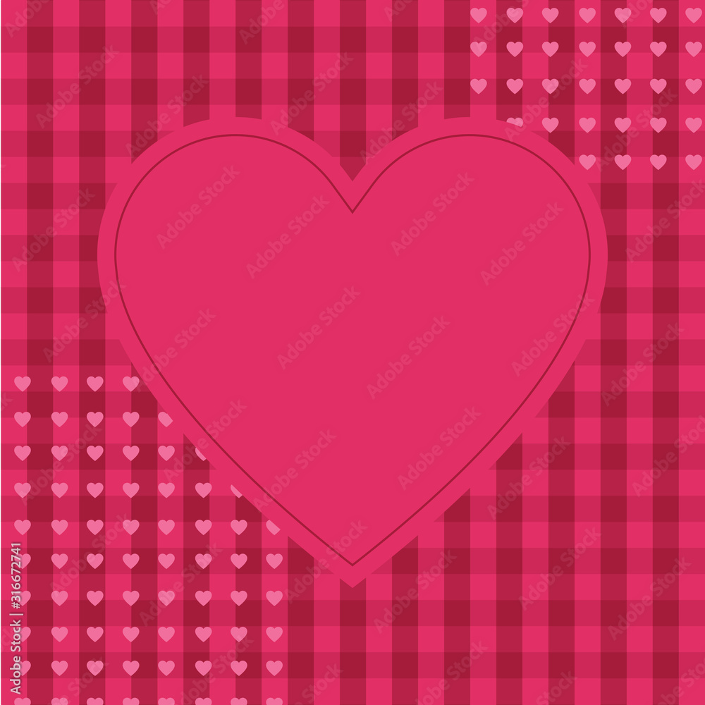 Pink background with empty heart shape for text, greeting card for Valentine's day, wedding, mother's day, copy space Pink background with empty heart shape for text, greeting card for Valentine's day, wedding, mother's day, copy space