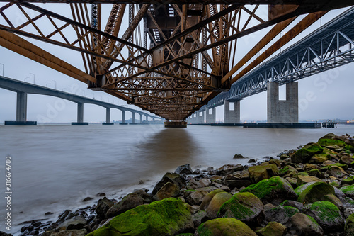 Benicia-Martinez Bridge at Dusk photo