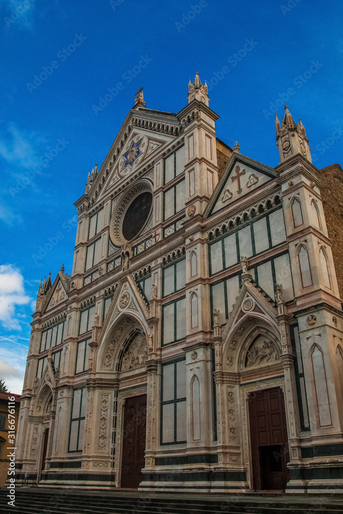 Santa Croce Church in Florence, Italy