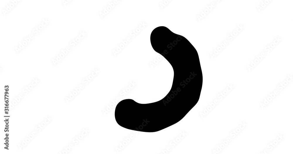 Liquid tint loading bar icon black and white animation Liquid tint loading bar icon black and white animation