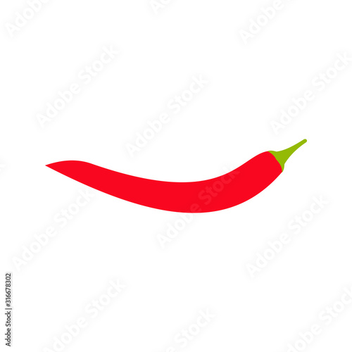 Red Hot Chili logo designs vector icon illustration