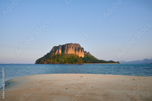 Ko Poda, Krabi, Thailand, in the morning of Jan 16, 2020.