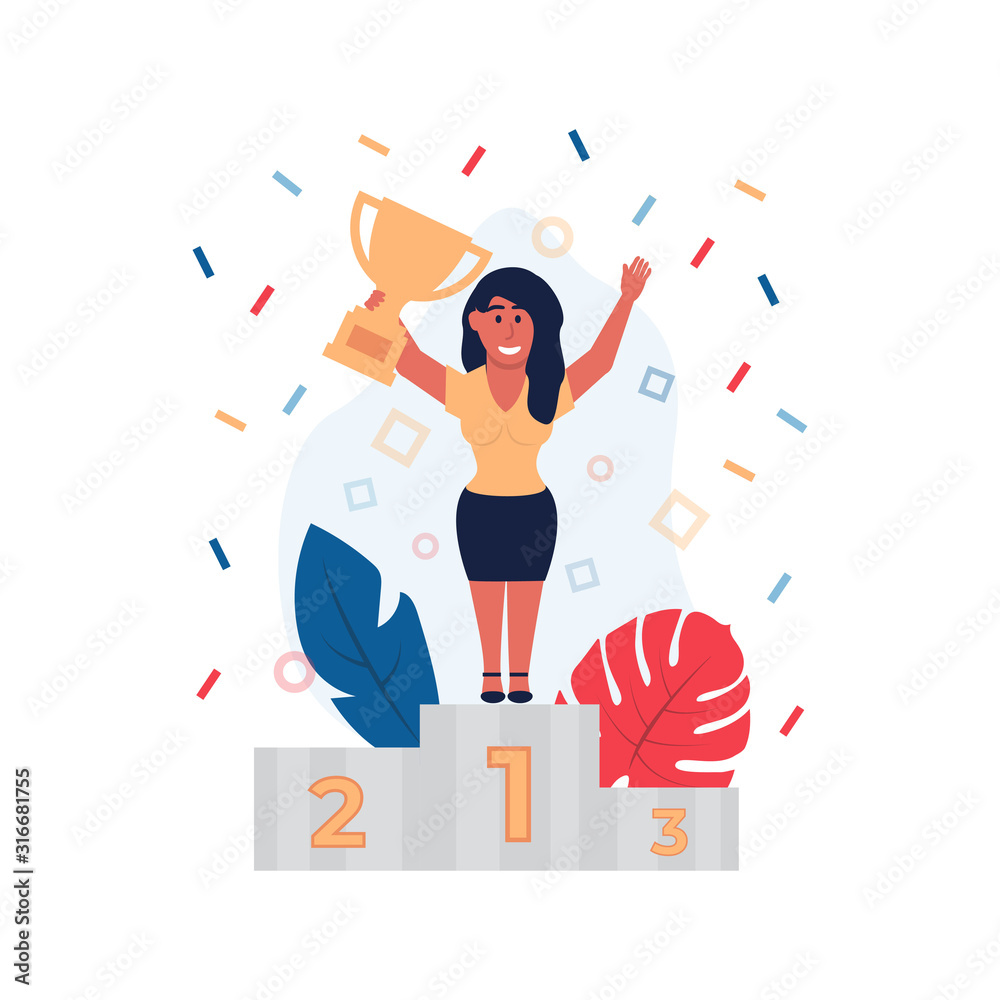 Success Business concept Vector illustration for business design and infographic Success Business concept Vector illustration for business design and infographic