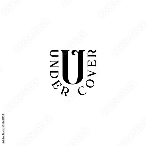 a logo design about undercover idea.