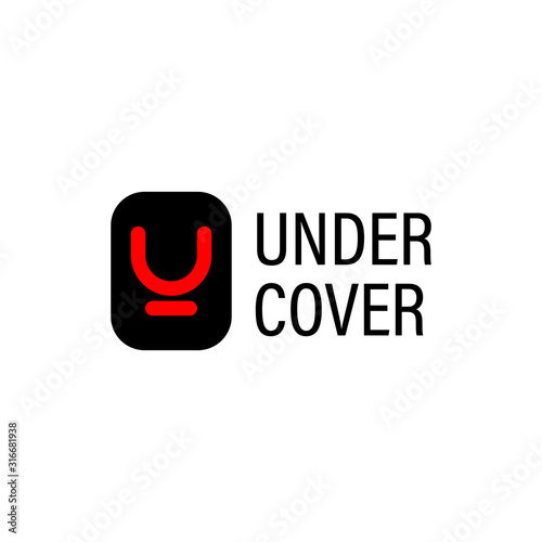 a logo design about undercover idea.