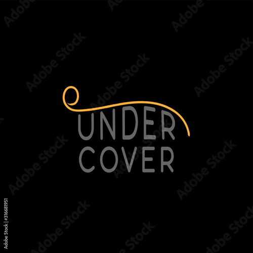 a logo design about undercover idea.