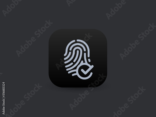 Verified Fingerprint -  App Icon