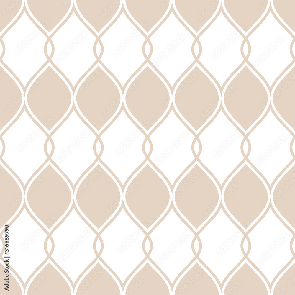Naklejka premium abstract seamless ornamental pattern