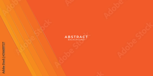 Abstract modern orange lines background vector illustration presentation design. Suit for business, corporate, institution, conference, party, festive, seminar, and talks.