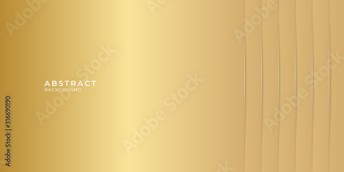 Abstract modern gold lines background vector illustration presentation design. Suit for business, corporate, institution, conference, party, festive, seminar, and talks.