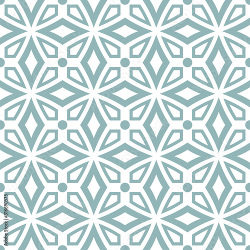 geometric seamless ornamental pattern