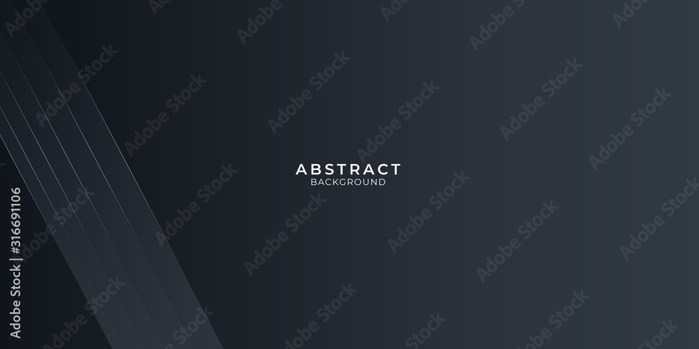 Obraz premium Abstract modern black lines background vector illustration presentation design. Suit for business, corporate, institution, conference, party, festive, seminar, and talks.
