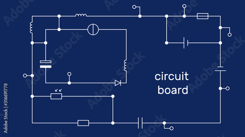 Electronic circuit scheme. ...