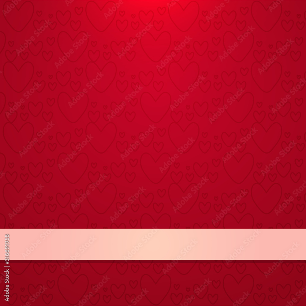 minimalist red background with love pattern minimalist red background with love pattern