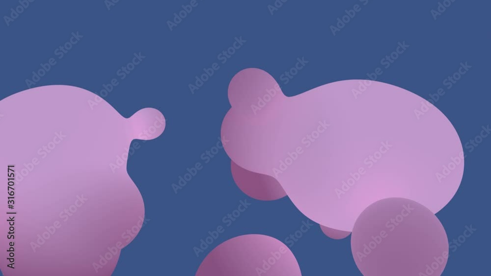 Abstract liquid shape colored lush lava and aqua menthe on whit backgrounds. Fluid design. Isolated gradient waves . New Abstraction grade From Composition. 3d rendering