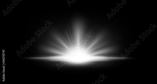 White rising on dark background. Suitable for product advertising, product design, and other
