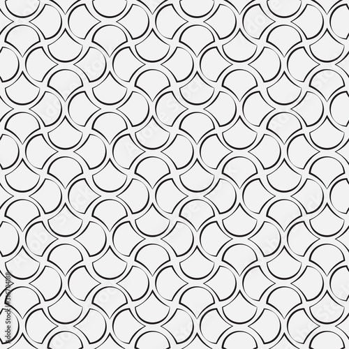 Seamless geometric vector pattern.
