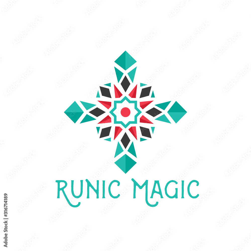 Oriental Geometric Circular Symbol Oriental Geometric Circular Symbol