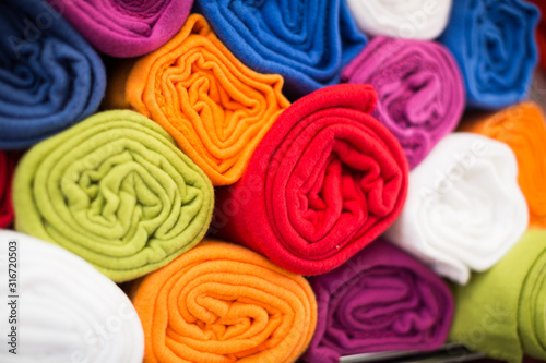 image of different cotton colour towel