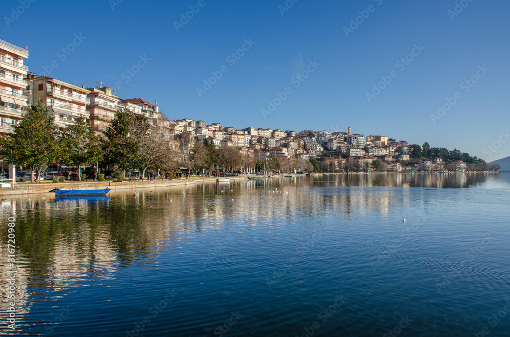 Kastoria city (Kostur), Greece - Lake Orestiada
