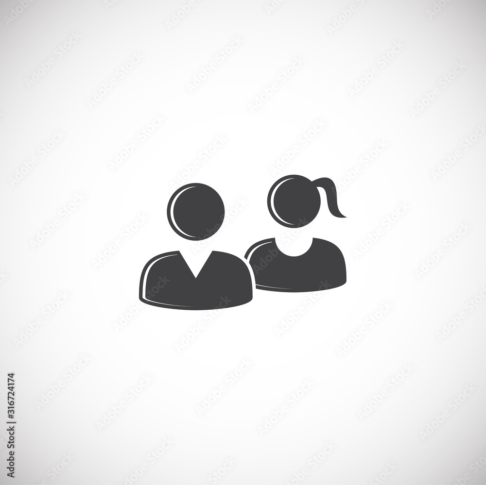 Gender related icon on background for graphic and web design. Creative illustration concept symbol for web or mobile app Gender related icon on background for graphic and web design. Creative illustration concept symbol for web or mobile app
