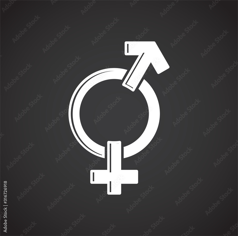 Gender related icon on background for graphic and web design. Creative illustration concept symbol for web or mobile app Gender related icon on background for graphic and web design. Creative illustration concept symbol for web or mobile app