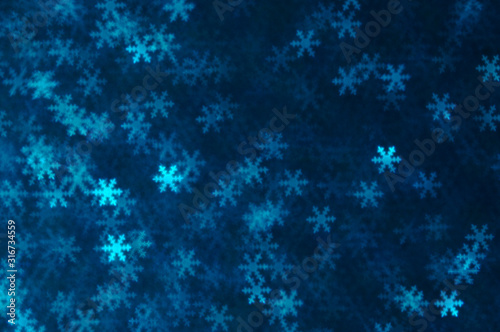 Blue Christmas background.