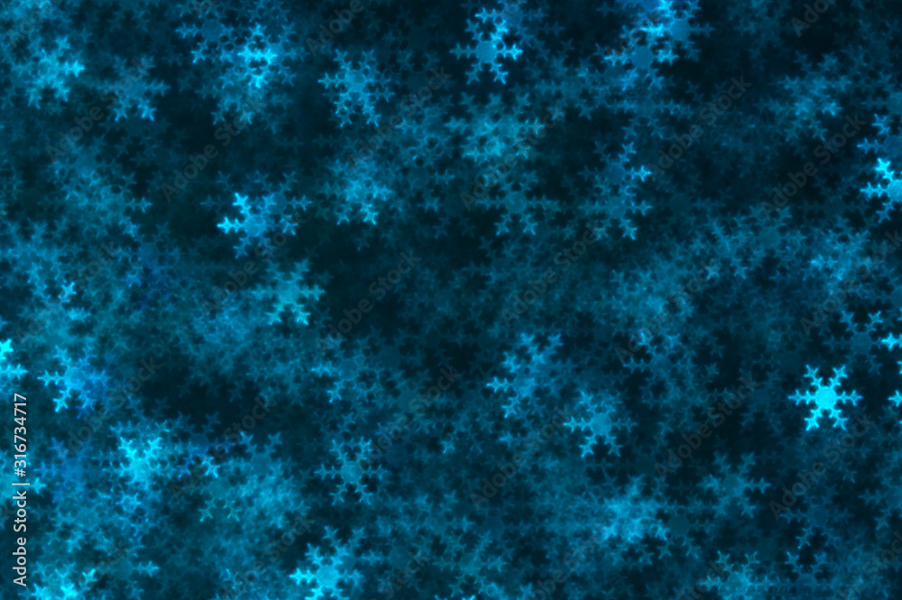 Obraz premium Blue Christmas background.