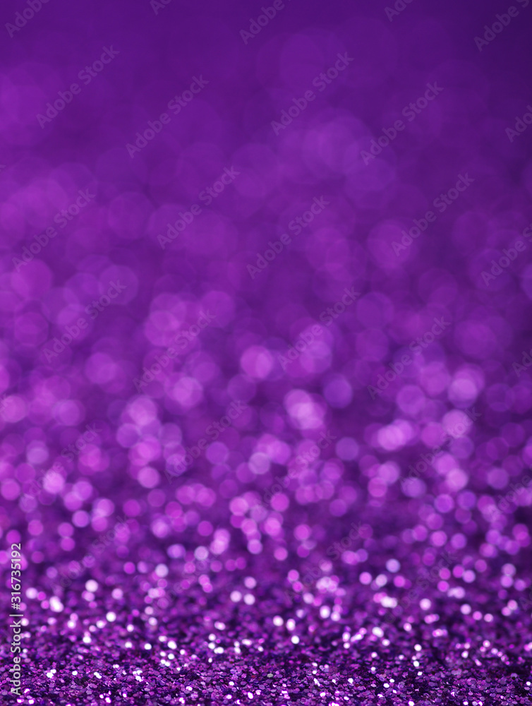 Purple glitter lights background. defocused Purple glitter lights background. defocused