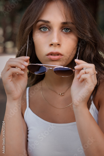 Portrait of a beautiful girl