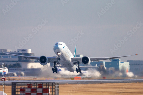 Fototapeta 成田空港からの離陸風景#9