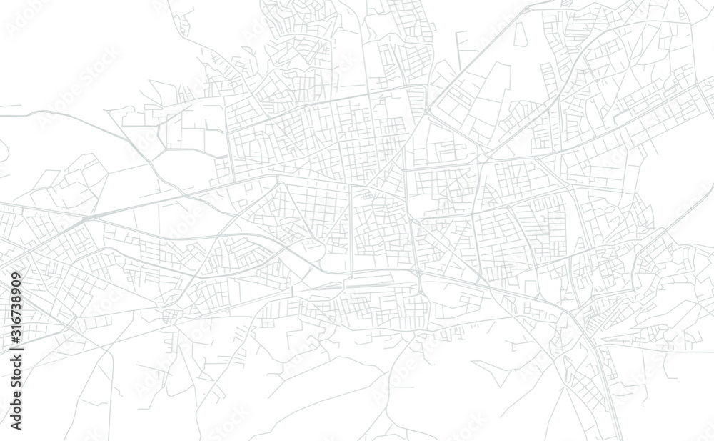 Elazig, Turkey bright vector map Elazig, Turkey bright vector map