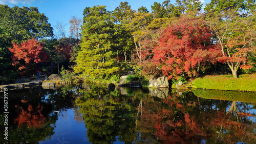 Kokoen Garden at Himeji of Japan