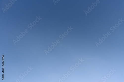 pure blue sky without clouds