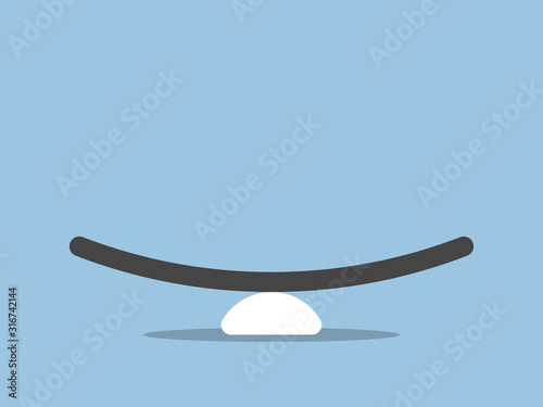 Empty simple seesaw scale