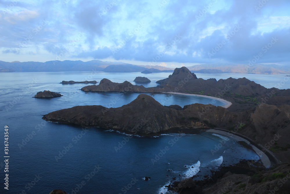 Padar Island Landscape Indonesia