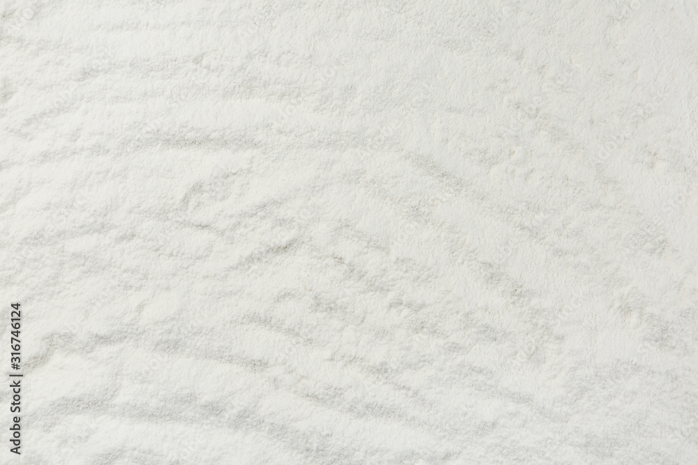 Pile of organic flour as background, top view Pile of organic flour as background, top view