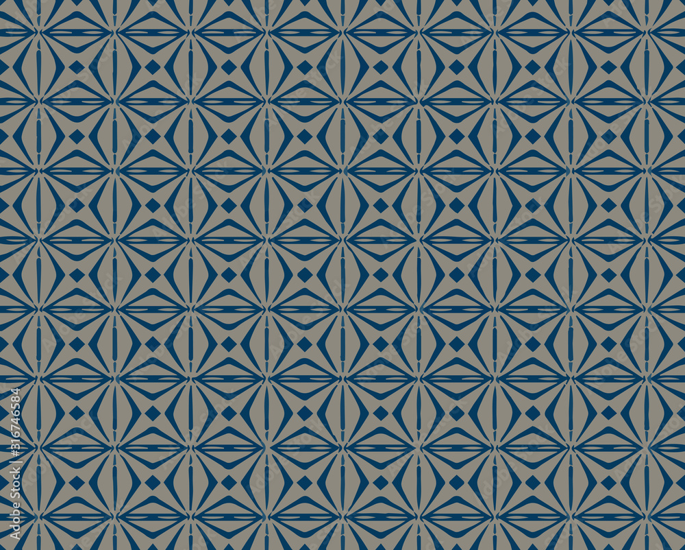 Seamless vector pattern in ornamental style. Geometric desing texture for greeting card and gifts.