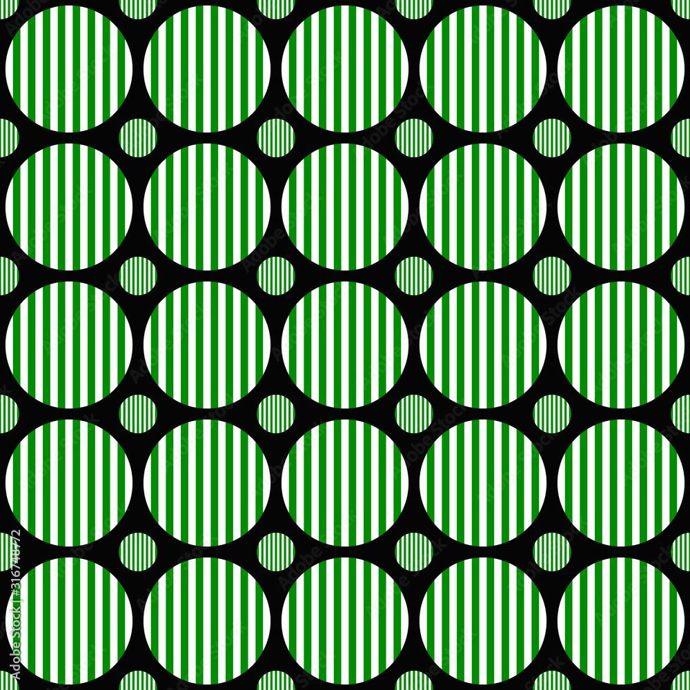 Fototapeta premium Abstract repeating circle pattern background - vector graphic design