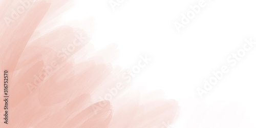 Fototapeta Naklejka Na Ścianę i Meble -  Water color, pink, white background, used as a background in the wedding and other tasks.