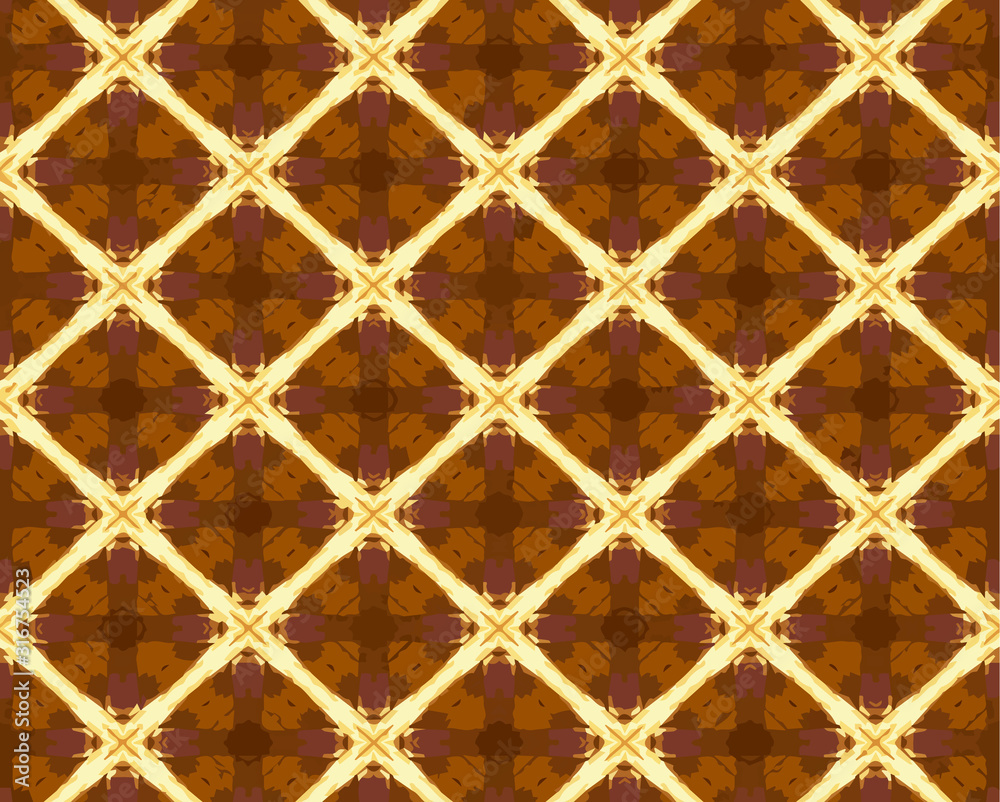 Fototapeta premium Seamless vector pattern in ornamental style. Geometric desing texture for greeting card and gifts.